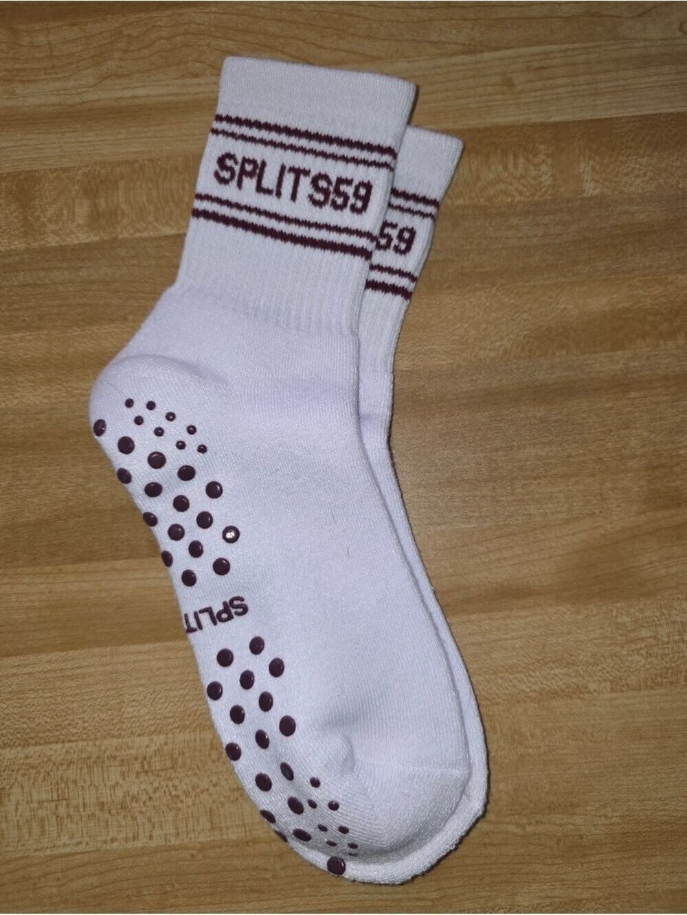 Splits59 Crew Socks White Medium Large #SOK2 - Picture 4 of 6